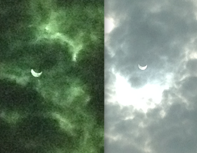 Eclisse del 20 marzo 2015 ripresa al Liceo G. Bruno alle ore 10:36