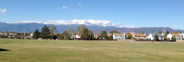 La vista di Colorado Spring
