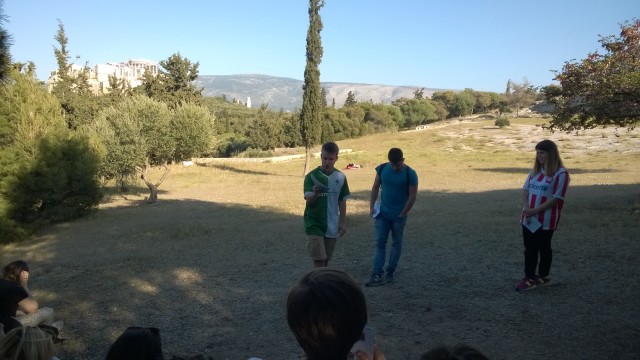 Eschine e Demostene si sfidano sulla collina della Pnice, cuore della politica ateniese...