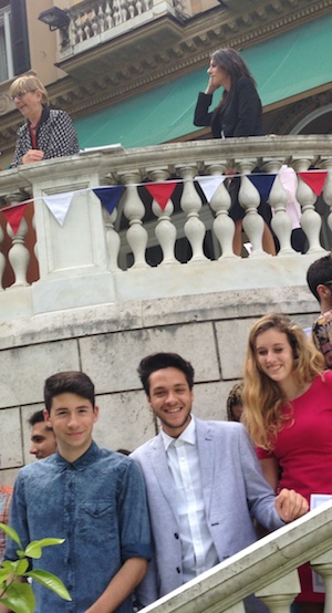 In alto da sinistra: G.Langé e L.Cinganotto